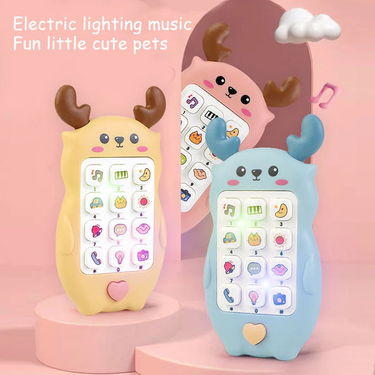 Baby Phone Music Toy With Teether